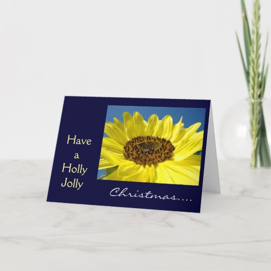 Holiday-kaarten Holly Jolly Christma Happy Nieuwja Feestdagen Kaart (Voorkant)