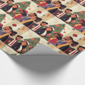 Holiday Kantoor Party Cadeaupapier (Hoek)