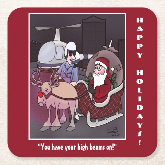 Holiday Kartonnen Onderzetters (Voorkant)