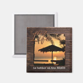 Holiday Keepomwille Beach Photo Magnet (Voorkant / Achterkant)