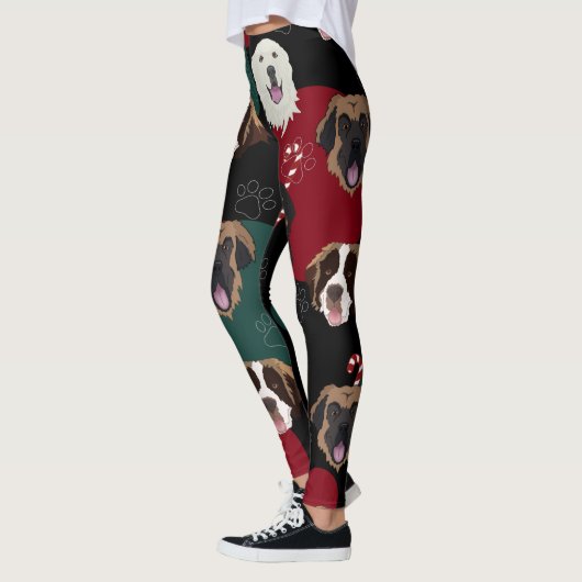 Holiday-kerstgebergte — Honden Leggings (Links)