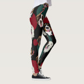 Holiday-kerstgebergte — Honden Leggings (Rechts)