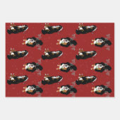 Holiday Kerstmis Bernese Mountain Dog Inpakpapier Vel (Voorkant 2)