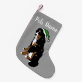 Holiday Kerstmis Bernese Mountain Dog Kleine Kerstsok (Voorkant (Hangend))