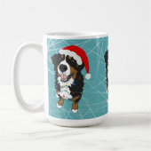 Holiday Kerstmis Bernese Mountain Dog Koffiemok (Links)