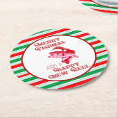 Holiday Kerstmis Funny Vist Fishmas Onderzetters (Gebogen)