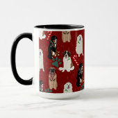 Holiday Kerstmis Grote Honden Mok (Links)