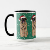 Holiday Kerstmis Leonberger Mok (Links)