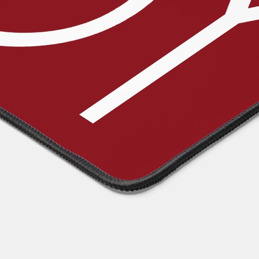 Holiday Kerstmis Rood Achtergrond Bureaumat (Hoek)