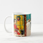 Holiday Kerstmis Village Scene Koffiemok (Links)