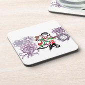 Holiday Kiss  Bier Onderzetter (Linkerzijde)