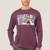 Holiday Kiss  Tri-Blend Shirt (Voorkant volledig)