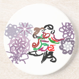 Holiday Kiss  Zandsteen Onderzetter