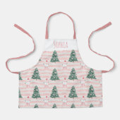 Holiday Kitchen Apron for Children Christmas Gift Schort (Voorkant)