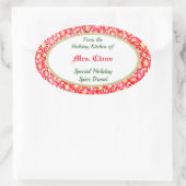 Holiday Kitchen met Poinsettia Baking Sticker (Tas)