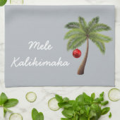 Holiday Kitchen Towel-Mele Kalikimaka Theedoek (Gevouwen)