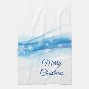 Holiday Kitchen Towel-Snowflakes Theedoek