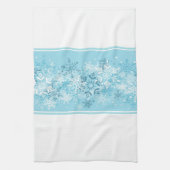 Holiday Kitchen Towel-Snowflakes Theedoek (Verticaal)