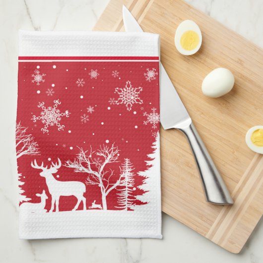 Holiday Kitchen Towel Theedoek (Quarter Fold)