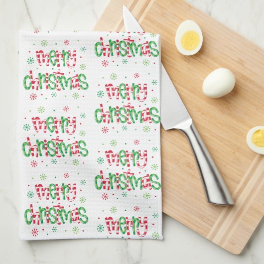 Holiday Kitchen Towel Theedoek (Quarter Fold)