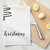 Holiday Kitchen Towel Trees Theedoek (Quarter Fold)