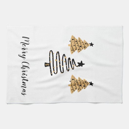 Holiday Kitchen Towel Trees Theedoek (Horizontaal)