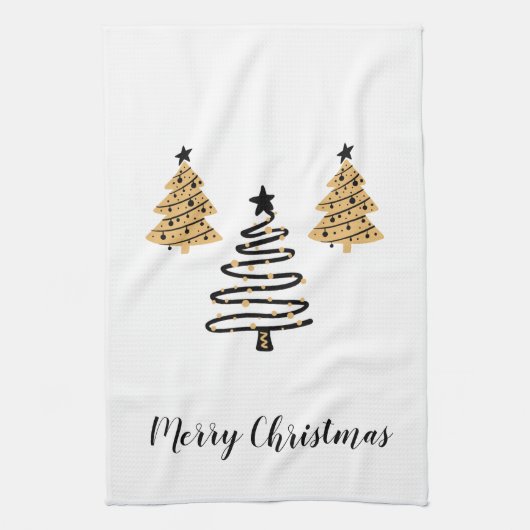 Holiday Kitchen Towel Trees Theedoek (Verticaal)