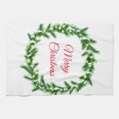 Holiday Kitchen Towel-Wreath Theedoek (Horizontaal)