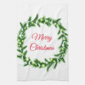 Holiday Kitchen Towel-Wreath Theedoek (Verticaal)