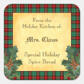 Holiday Kitchen van Holly Pset Baking Sticker (Voorkant)