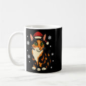 Holiday Kitten Cute Christmas Cat Design Uni Long  Koffiemok (Links)
