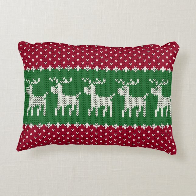 Holiday Knit No. 01 Accent Kussen (Achterkant)