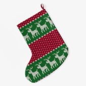Holiday Knit No. 01 Grote Kerstsok (Achterkant (Hangend))
