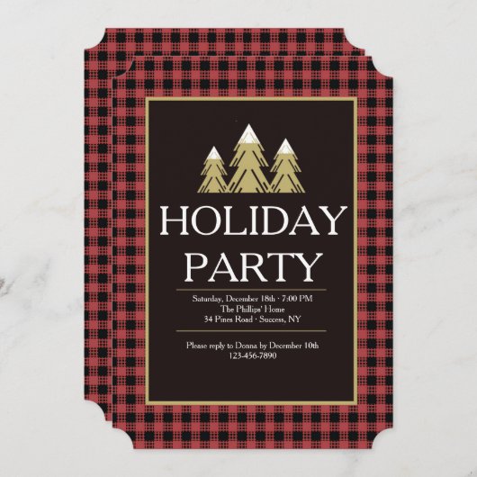 Holiday krijgt gezamenlijke uitnodiging (Voorkant / Achterkant)