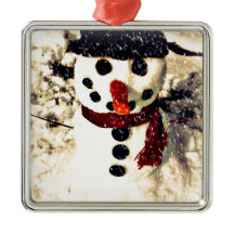 Holiday Laat het Schattig Snowman sneeuwen