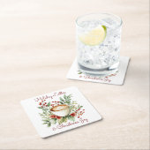 Holiday Lattes en Christmas Joy  Kartonnen Onderzetters (Insitu)