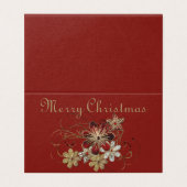 Holiday Laurel Kaart (Buitenkant ongevouwen)