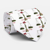 Holiday Legal Scales Necktie Stropdas (Opgerold)