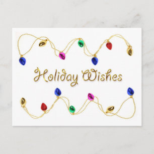 Holiday Light Border Briefkaart