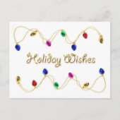 Holiday Light Border Briefkaart (Voorkant)