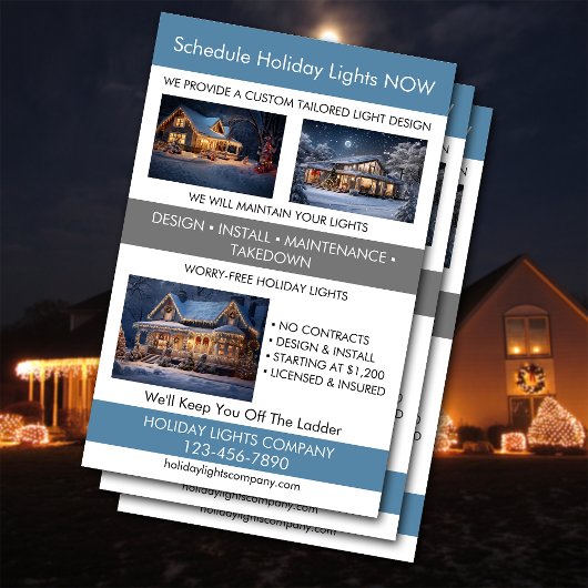 Holiday Light Installatiebedrijf Flyer