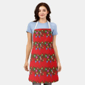 Holiday Lights All-Over Print Schort, Medium Schort (Gedragen)