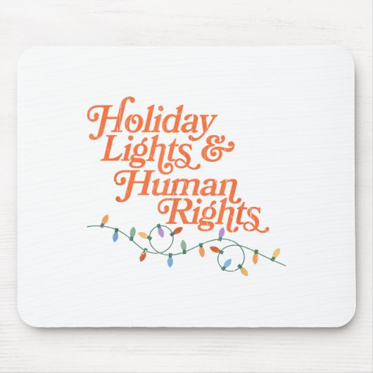 Holiday Lights And Human Rights Muismat (Voorkant)
