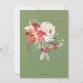 Holiday Lights Bouquet Vrijgezellenfeest Kaart (Achterkant)