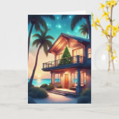 Holiday Lights by the Sea Kaart (Gele Bloem)