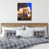 Holiday Lights en Rockers - Martha's wijngaard Canvas Afdruk (Insitu (Slaapkamer))