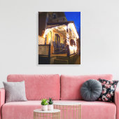 Holiday Lights en Rockers - Martha's wijngaard Canvas Afdruk (Insitu (Woonkamer))