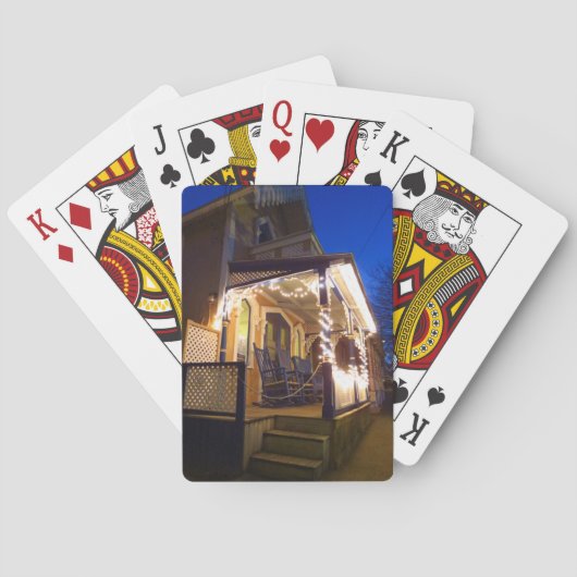 Holiday Lights en Rockers - Martha's wijngaard Pokerkaarten (Achterkant)