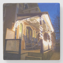 Holiday Lights en Rockers - Martha's wijngaard Stenen Onderzetter