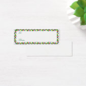 Holiday Lights Kerst Label Kaart (Bureau)